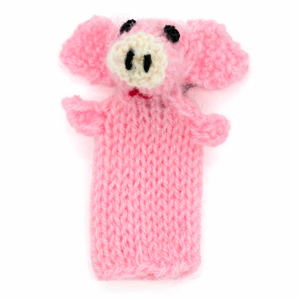 Peruvian Finger Puppet - Pig