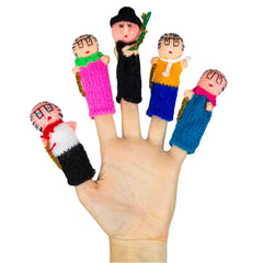 Peruvian Finger Puppet - Grandmother-Siesta Crafts