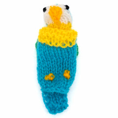 Peruvian Finger Puppet - Red Parrot