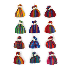 Pack of Dozen Worry People in Bags-Siesta Crafts