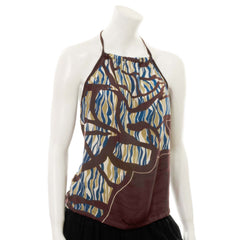 Recycled Sari Knot Back Top-Siesta Crafts