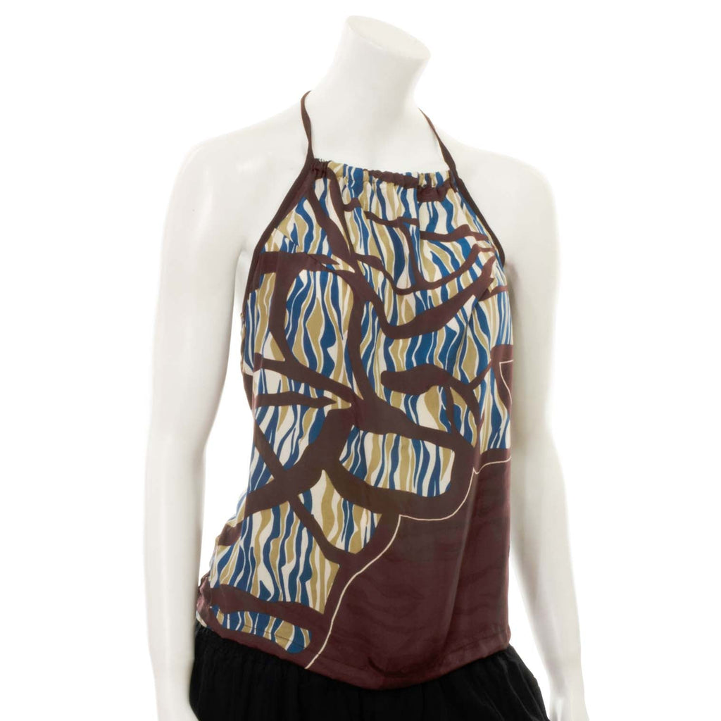 Recycled Sari Knot Back Top-Siesta Crafts