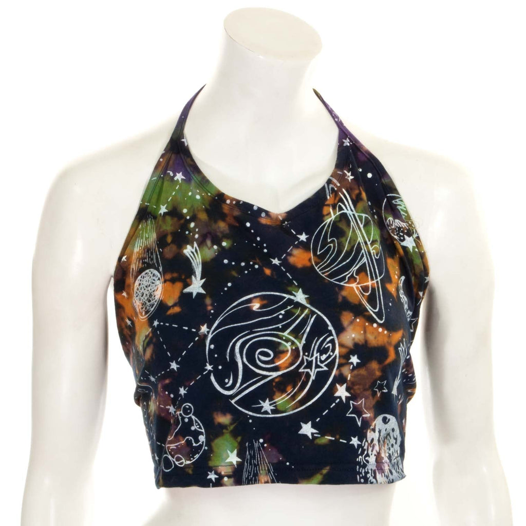 Cosmic Halter Neck Top-Siesta Crafts