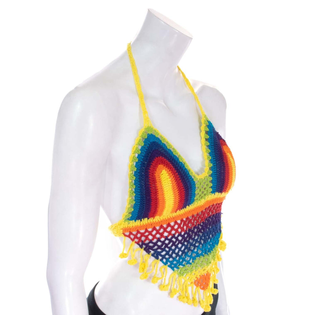 Tassel Crochet Bralette Top-Siesta Crafts