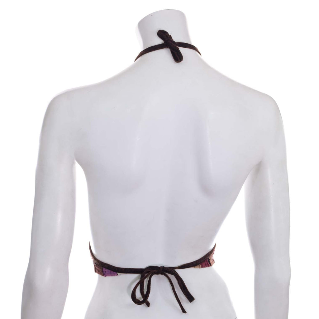 Ripped Cotton Halter Top-Siesta Crafts