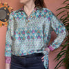 Ladies Recycled Sari Shirt-Siesta Crafts