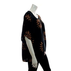 Button Sleeve Top-Siesta Crafts