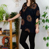 Button Sleeve Top-Siesta Crafts