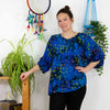 Button Sleeve Top-Siesta Crafts