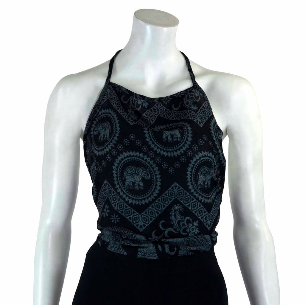 Elephant Tie Back Top-Siesta Crafts