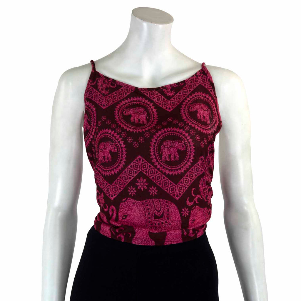Elephant Tie Back Top-Siesta Crafts