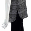 Black and White Scoop Top-Siesta Crafts