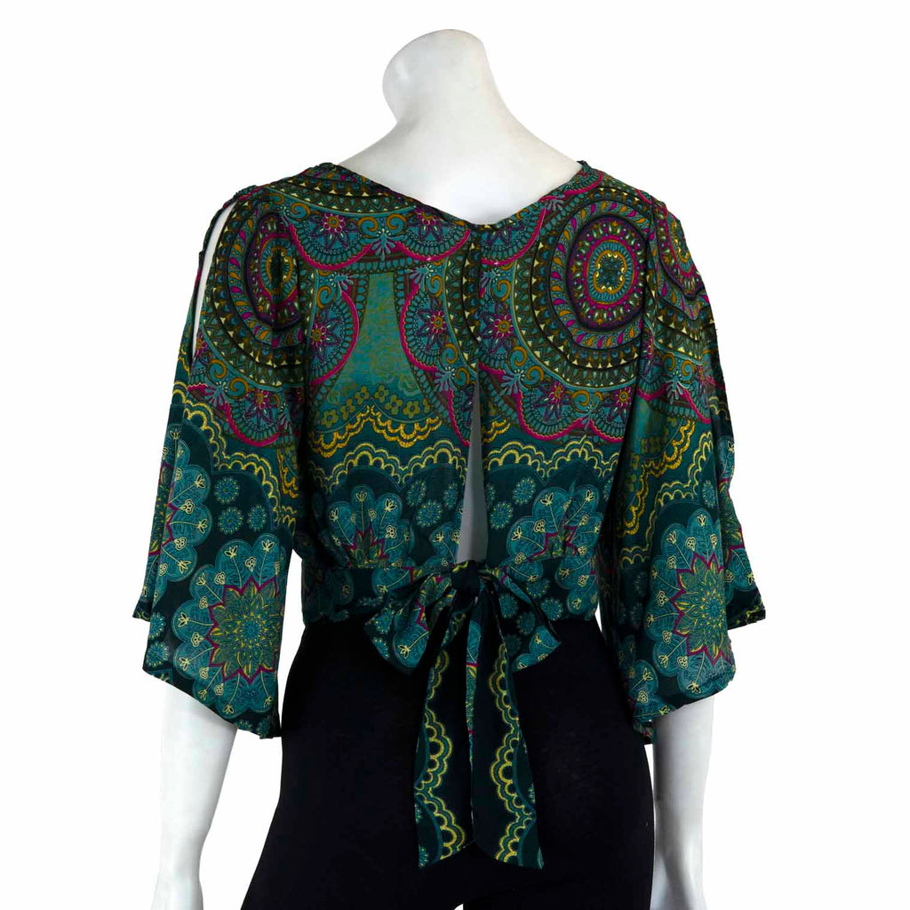 Thai Rose Open Back Top-Siesta Crafts