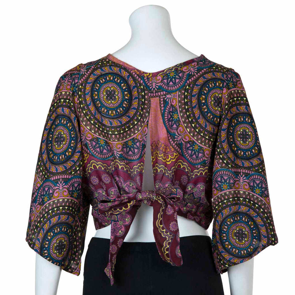 Thai Rose Open Back Top-Siesta Crafts