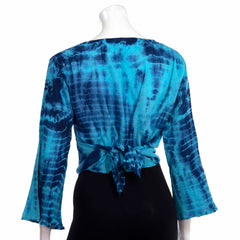 Crepe Cotton Wrap Top-Siesta Crafts