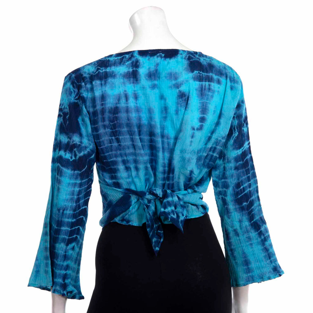 Crepe Cotton Wrap Top-Siesta Crafts
