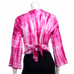 Crepe Cotton Wrap Top-Siesta Crafts