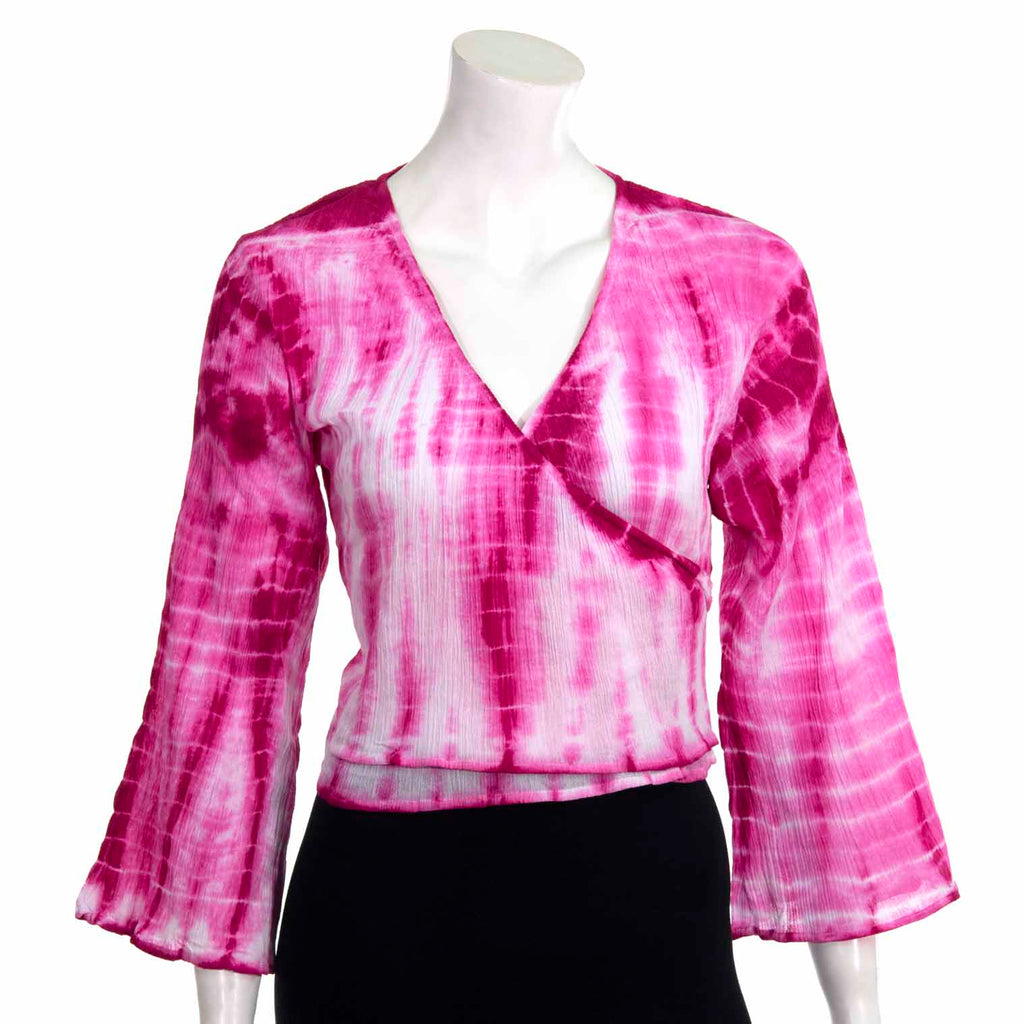 Crepe Cotton Wrap Top-Siesta Crafts