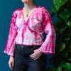 Crepe Cotton Wrap Top-Siesta Crafts