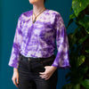 Crepe Cotton Wrap Top-Siesta Crafts