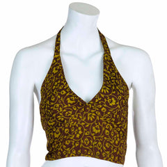 Recycled Sari Bralette Halter Top-Siesta Crafts