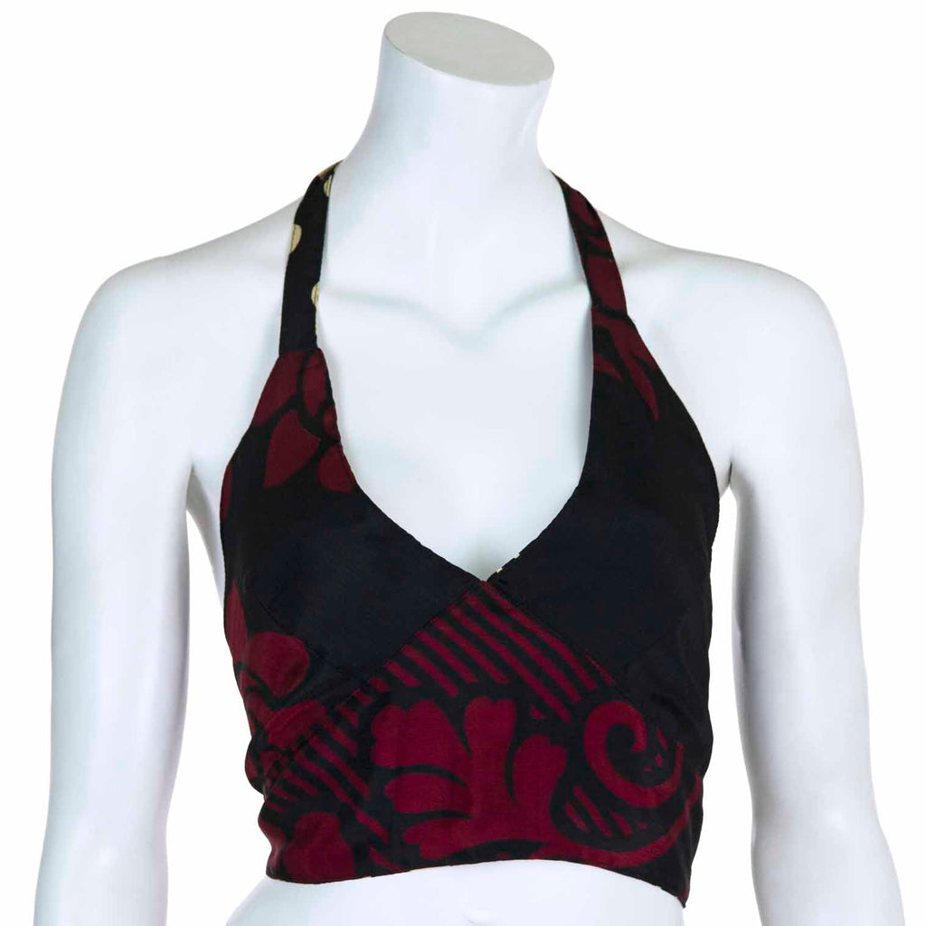 Recycled Sari Bralette Halter Top-Siesta Crafts