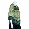Recycled Sari Puff Sleeve Blouse-Siesta Crafts