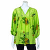 Recycled Sari Puff Sleeve Blouse-Siesta Crafts