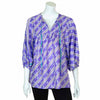 Recycled Sari Puff Sleeve Blouse-Siesta Crafts