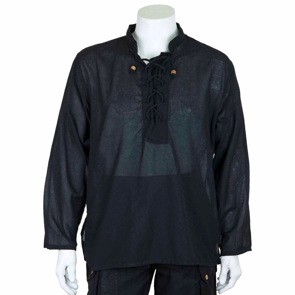 Pirate Style Lace Up Shirt-Siesta Crafts
