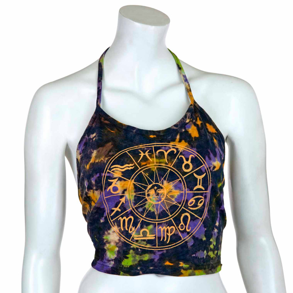 Zodiac Design Halter Neck Top-Siesta Crafts