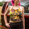 Peace Design Halter Neck Top-Siesta Crafts
