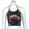 Moon Phases Design Halter Neck Top-Siesta Crafts