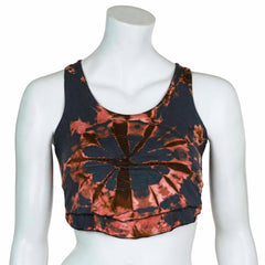 Corset Back Jersey Tie Dye Top-Siesta Crafts