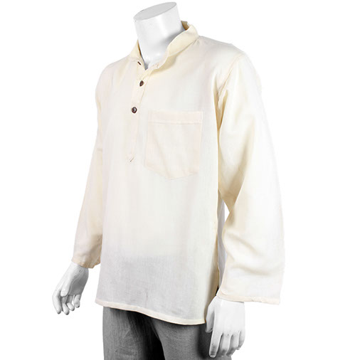 Plain Grandad Shirt-Siesta Crafts