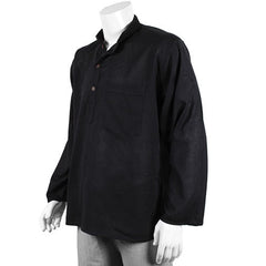 Plain Grandad Shirt-Siesta Crafts