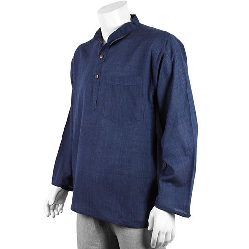 Plain Grandad Shirt-Siesta Crafts
