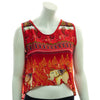 Elephant Open Back Drape Top-Siesta Crafts