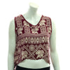 Elephant Open Back Drape Top-Siesta Crafts