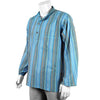 Oversize Stripy Grandad Shirt-Siesta Crafts