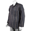 Oversize Stripy Grandad Shirt-Siesta Crafts