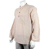 Oversize Stripy Grandad Shirt-Siesta Crafts
