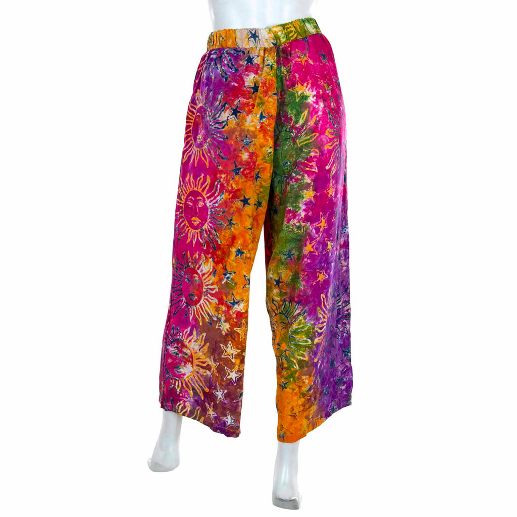 Celestial Cropped Trousers-Siesta Crafts