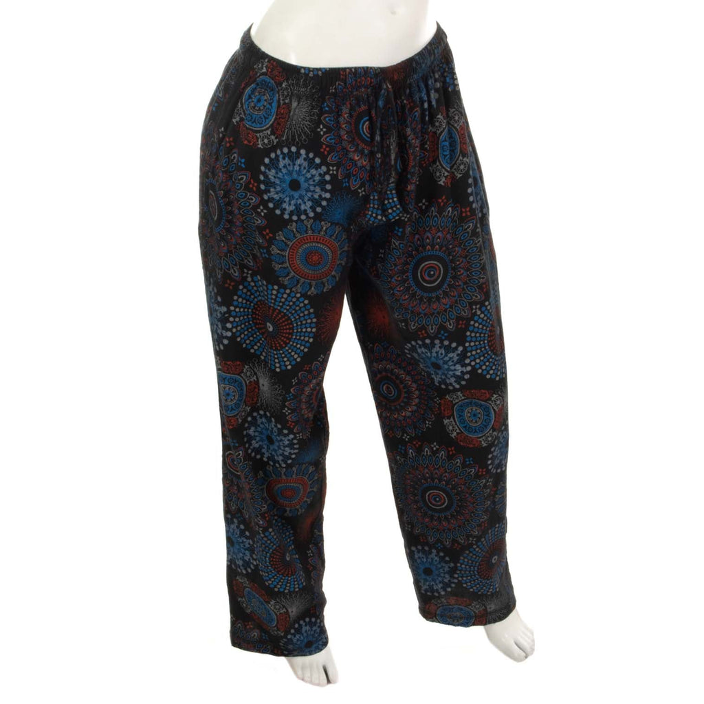 Cotton Straight Leg Trousers-Siesta Crafts