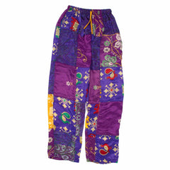 Recycled Sari Patch Trousers-Siesta Crafts