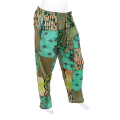Recycled Sari Patch Trousers-Siesta Crafts