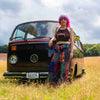 Patchwork Wide Leg Trousers-Siesta Crafts