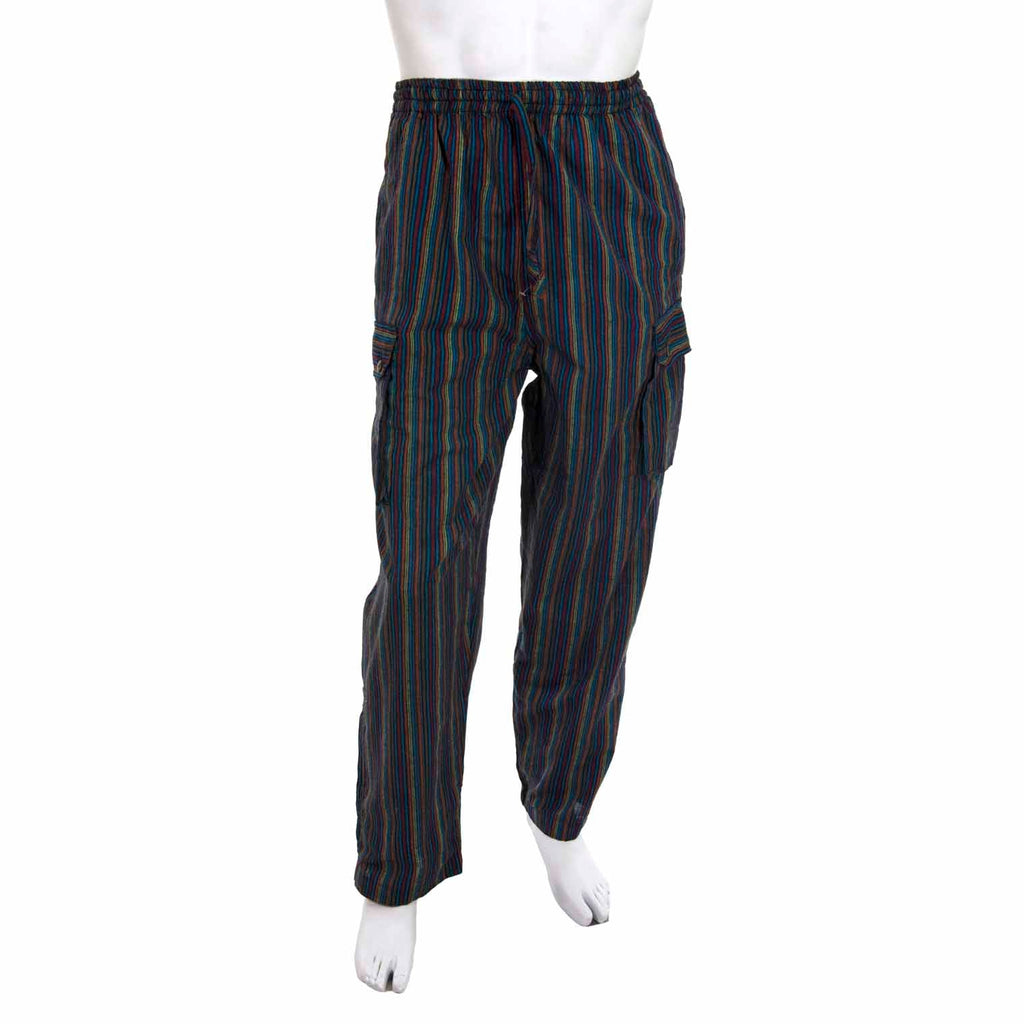 Stripy Combat Trousers-Siesta Crafts