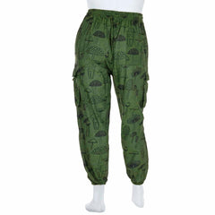 Mushroom Print Combat Trousers-Siesta Crafts