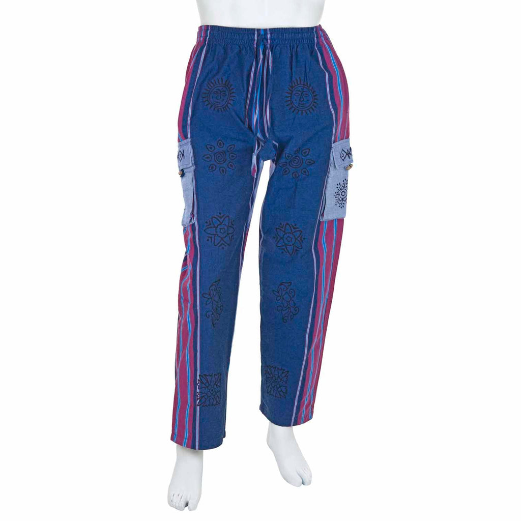 Shyama Blockprint Trousers-Siesta Crafts